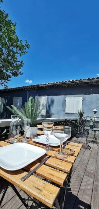 Апартаменты #New#Terrasse Sud Ouest#Pied De La Cite #1 Каркассон Экстерьер фото