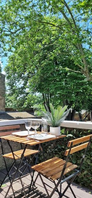 Апартаменты #New#Terrasse Sud Ouest#Pied De La Cite #1 Каркассон Экстерьер фото